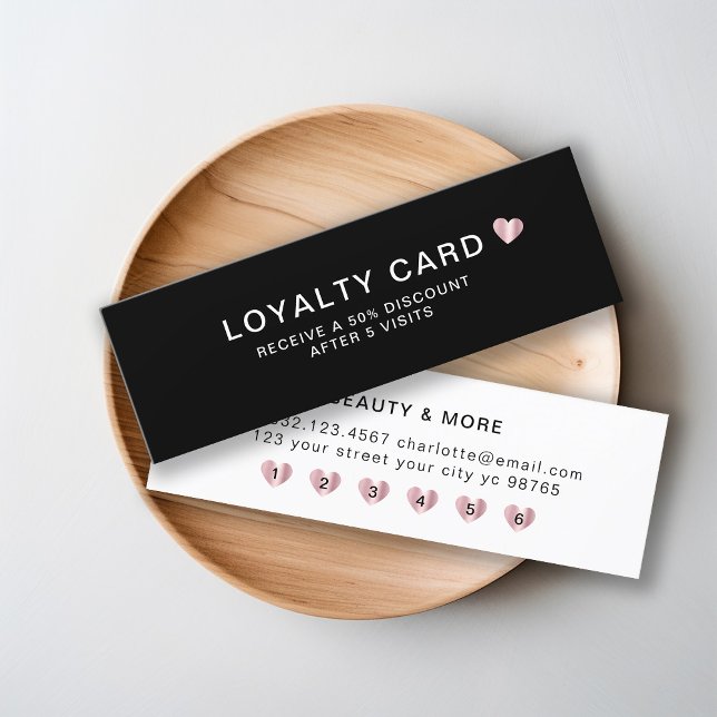 Simple Elegant Heart Loyalty Card (Creator Uploaded)