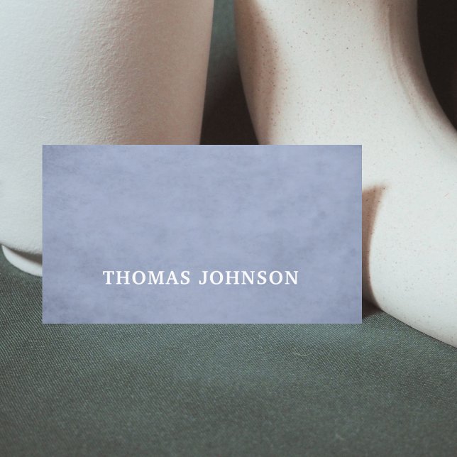 Simple Elegant Light Blue Consultant Business Card (Creator Uploaded)
