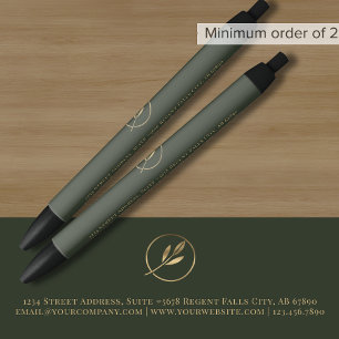 Simple Elegant Logo Black Ink Pen