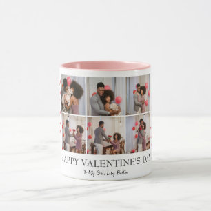Simple Elegant Love valentines day Couple photo Mug