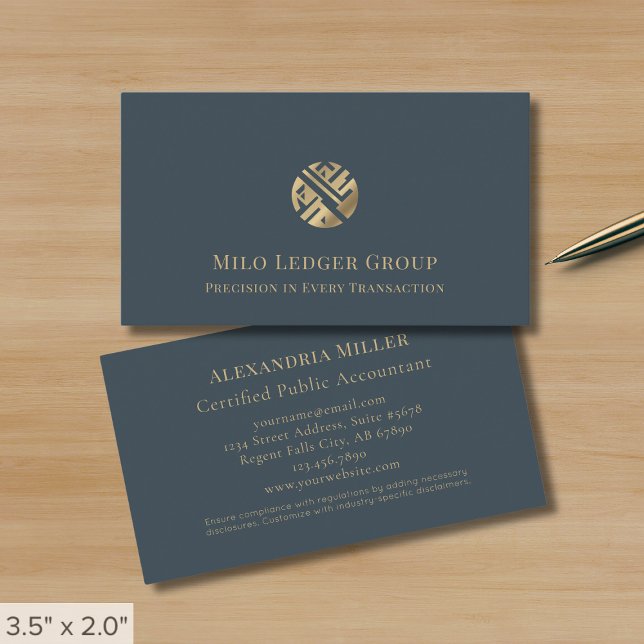 Simple Elegant Luxury Business Card (Creator Uploaded)