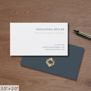 Simple Elegant Luxury Logo Business Card