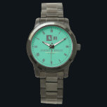 Simple Elegant Minimal Monogram Couple’s Name  Watch<br><div class="desc">Simple Elegant Minimal Monogram Couple’s Name Watch – Timeless Personalized Gift This Simple Elegant Minimal Monogram Couple’s Name Watch is a sophisticated and timeless piece, perfect for celebrating love and commitment. Featuring a clean and modern design, this personalized wristwatch is ideal for weddings, anniversaries, engagements, or special occasions. Key Features:...</div>