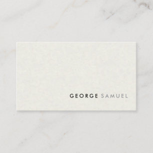 Simple Elegant Minimalist Professional Custom Business Card
