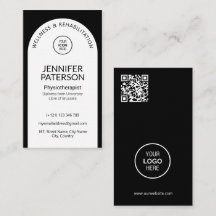 Simple Elegant Minimalist Qr Code Black White