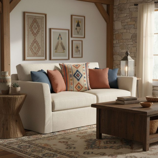 Simple elegant modern geometric lines   cushion (Creator Uploaded)