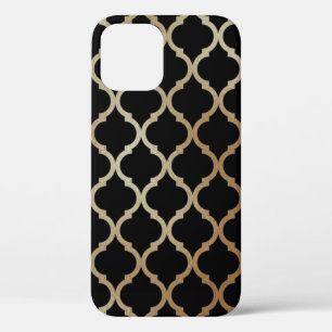 Simple Elegant Modern Gold Moroccan Pattern   iPhone 12 Pro Case