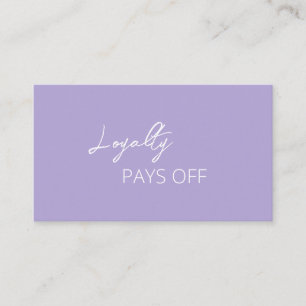 Simple Elegant Modern Loyalty Card