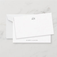 Simple Elegant Modern Monogram