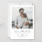 Simple Elegant Modern Photo Wedding Save the Date