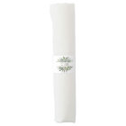 Simple elegant monogram eucalyptus napkins