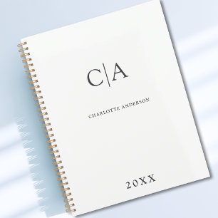 Simple, elegant monogram invitation planner