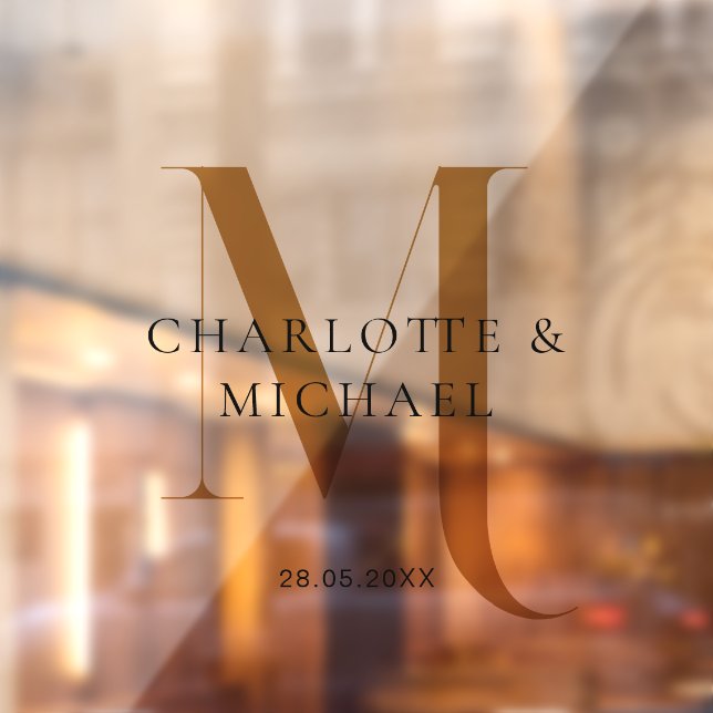 Simple, Elegant, Monogram, Wedding (Sheet 2)