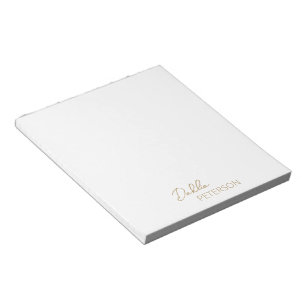 Simple Elegant Name Modern Notepad