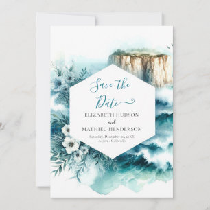 Simple Elegant Nautical Wedding Save The Date