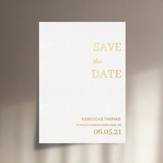 simple elegant non photo save the date (Creator Uploaded)