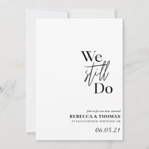 simple elegant non photo vow renewal save the date