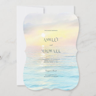 Simple Elegant Ocean Beach Wedding