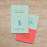 Simple Elegant Pastel Icon Yoga Instructor Flyer<br><div class="desc">Elegant customisable flyer template with pastel colours. You can customiza with your text and match it with business card.</div>