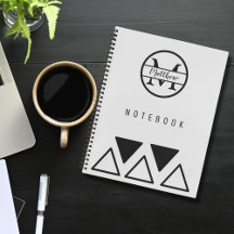 Simple Elegant Personalised Monogram Silver White