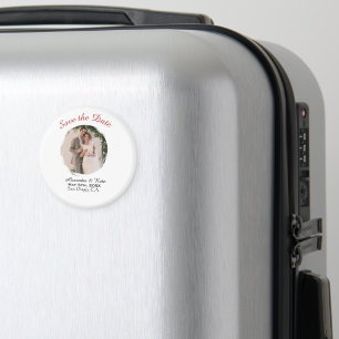 Simple Elegant Photo Save the Date Magnet