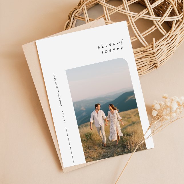 Simple Elegant Photo Wedding Invites (Creator Uploaded)