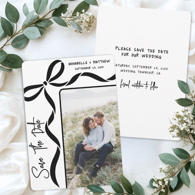 Simple Elegant Photo Wedding Save The Date (Simple Elegant Photo Wedding Save the Date)