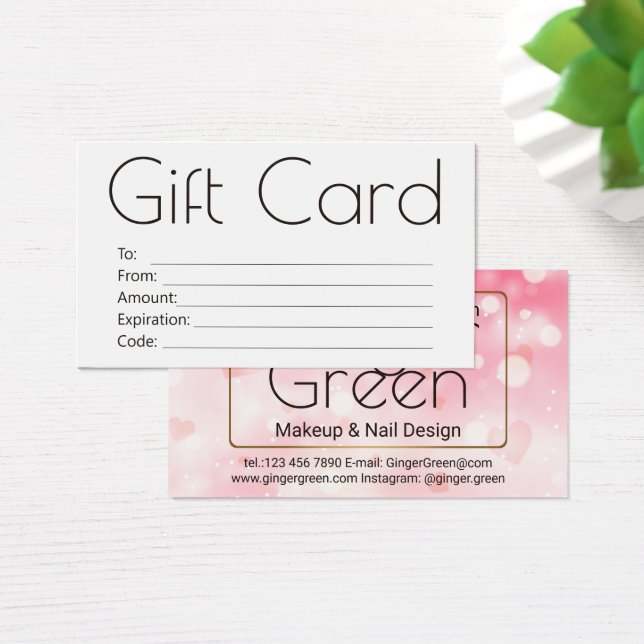 Simple Elegant Pink Bokeh  (Desk)