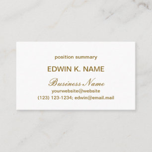 Simple Elegant Professional Business Cards
