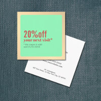 Simple Elegant Red Green Golden Salon