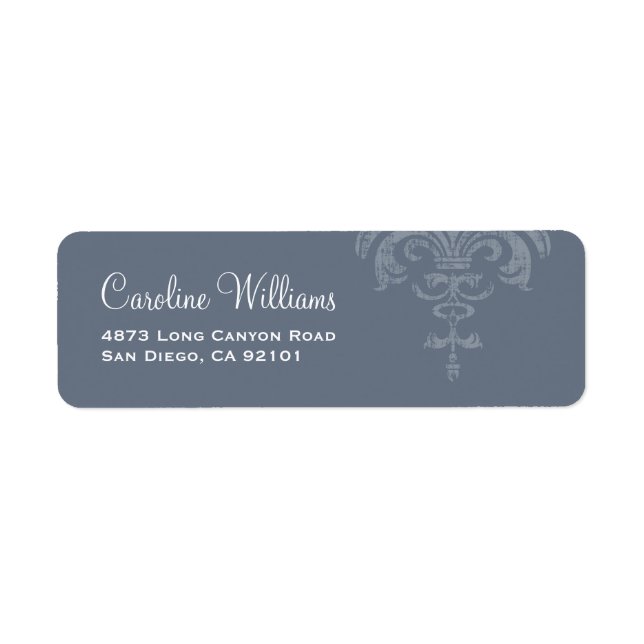 Simple Elegant Return Address Label (Front)