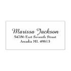Simple Elegant Return Address Rubber Stamp