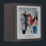 Simple Elegant Script Family Photo Christmas Gift Box<br><div class="desc">Simple Elegant Script Family Photo Christmas Gift Box  . These cute Magnetic Box makes  a  great keepsake or a holiday gift for loved ones .  Personalise this cute coaster by changing the family name and the photo.   For any further customisation ,  feel free to contact me at mypaperlove2021@gmail.com</div>