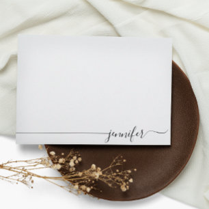 Simple Elegant Script Name Card