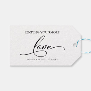 Simple Elegant Script S'more Love Favour Tags
