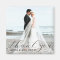 Simple Elegant Script Thank You Wedding Photo