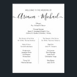 Simple elegant Script Wedding Sign Bridal party<br><div class="desc">A client had needed a wedding sign to welcome guests to include and highlight their names along with their bridal party. She wanted a simple, classic and elegant design. Here is a template that satisfies the bride's needs. Personalise this poster with the bride and groom's names and give credit to...</div>