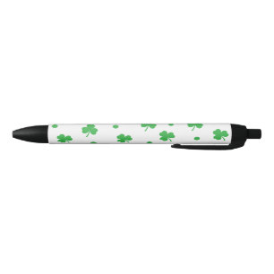 Simple Elegant St. Patrick's Day Pattern Black Ink Pen