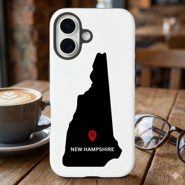 Simple Elegant State of New Hampshire  Case-Mate iPhone Case (Creator Uploaded)