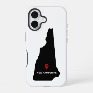 Simple Elegant State of New Hampshire iPhone 16 Case