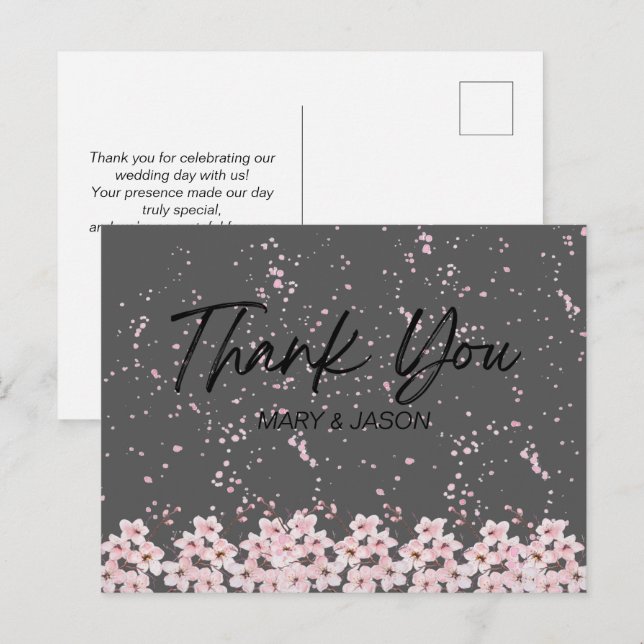 Simple Elegant Thank You Card (Front/Back)
