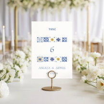 Simple Elegant Tiles Amalfi Coast Italy Wedding
