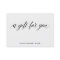 Simple Elegant Typography | A Gift for You