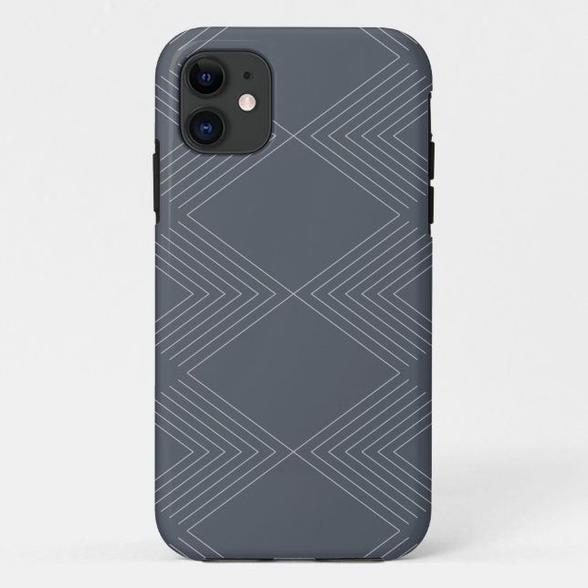 Simple, elegant, urban, chic line graphic pattern Case-Mate iPhone case (Back)