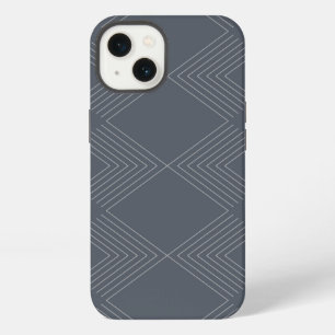 Simple, elegant, urban, chic line graphic pattern iPhone 13 case