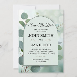 Simple & Elegant Wedding Invitation