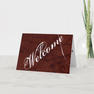 Simple Elegant Welcome Card