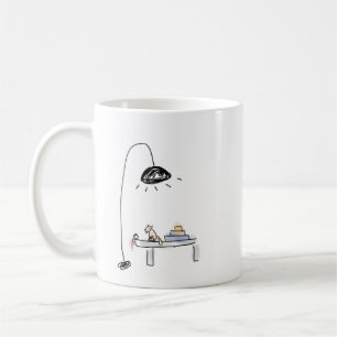 Simple Elegant Whimsy Charming Cute Cat Customise  Coffee Mug
