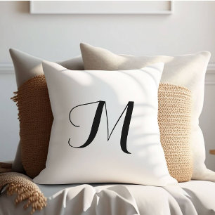 Simple Elegant White Throw Cushion