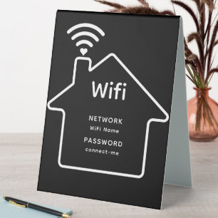 Simple Elegant Wifi Network Password Info